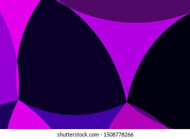 Light Purple vector background with lamp shapes. Colorful abstract illustration with gradient lines. A new texture for your  ad, booklets, leaflets.