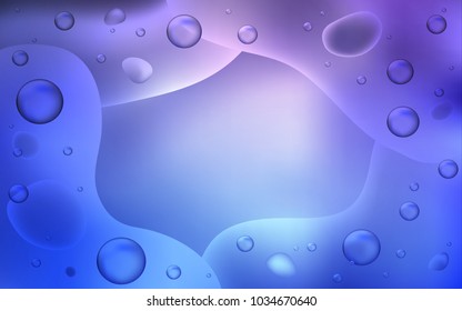 Light Purple vector background with lava shapes. Creative geometric illustration in memphis style with gradient. Memphis style for your business design.