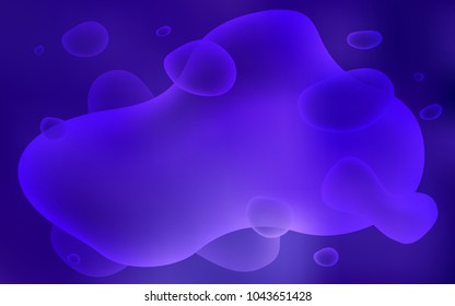 Light Purple vector background with lava shapes. A completely new color illustration in memphis style. The template for cell phone backgrounds.