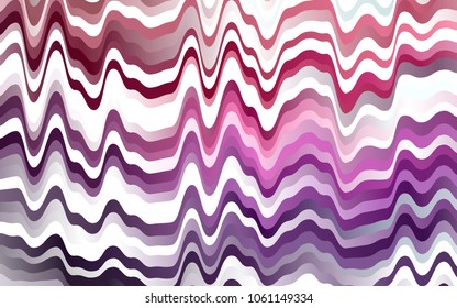Light Purple vector background with lava shapes. Colorful abstract illustration with gradient lines. Pattern for your business design.