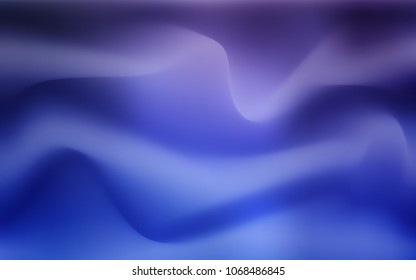 Light Purple vector background with lava shapes. A vague circumflex abstract illustration with gradient. Pattern for your business design.