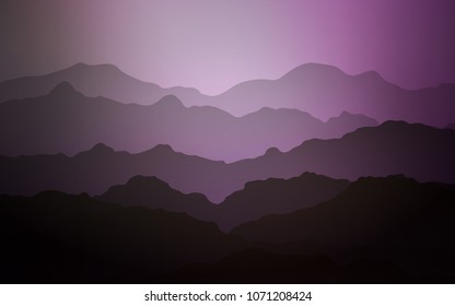 Light Purple vector background with lava shapes. Glitter abstract illustration with wry lines. Brand-new design for your ads, poster, banner.