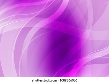 Light Purple vector background with lava shapes. Shining illustration, which consist of blurred lines, circles. Pattern for your business design.