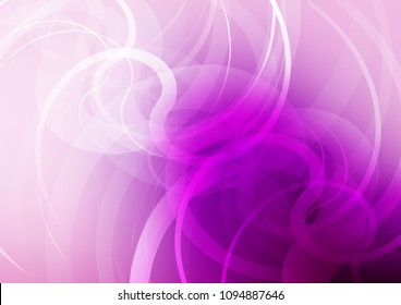 Light Purple vector background with lava shapes. Blurred geometric sample with gradient bubbles.  Textured wave pattern for backgrounds.
