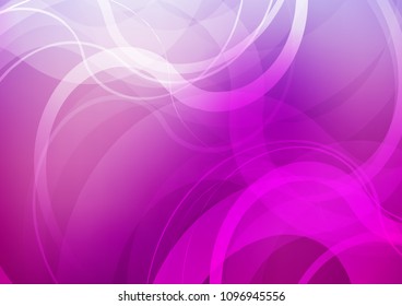 Light Purple vector background with lava shapes. A completely new color illustration in marble style. The best blurred design for your business.