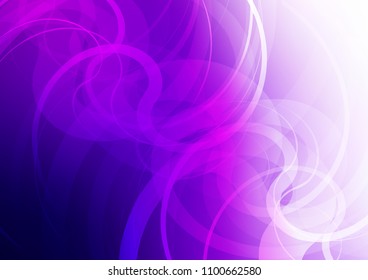 Light Purple vector background with lava shapes. Colorful abstract illustration with gradient lines. Brand new design for your ads, poster, banner.