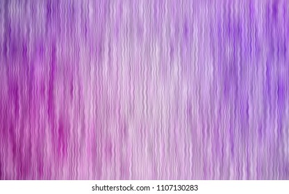 Light Purple vector background with lava shapes. Glitter abstract illustration with wry lines. New composition for your brand book.