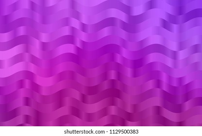 Light Purple vector background with lava shapes. Shining illustration, which consist of blurred lines, circles. Marble style for your business design.