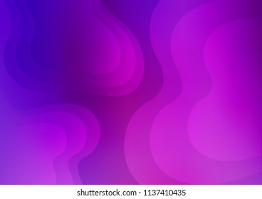 Light Purple vector background with lava shapes. Creative geometric illustration in marble style with gradient. The best blurred design for your business.