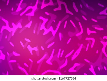 Light Purple vector background with lava shapes. Geometric illustration in marble style with gradient.  The template for cell phone backgrounds.