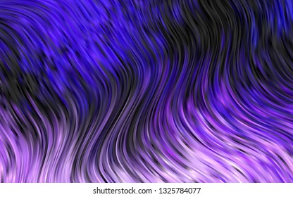 Light Purple vector background with lava shapes. A vague circumflex abstract illustration with gradient. Pattern for your business design.