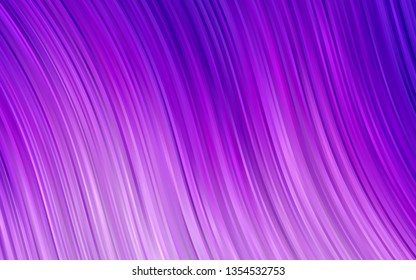 Light Purple vector background with lava shapes. Colorful abstract illustration with gradient lines. Marble style for your business design.