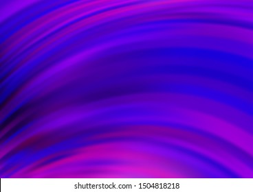 Light Purple vector background with lava shapes. Glitter abstract illustration with wry lines. New composition for your brand book.