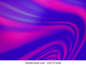 Light Purple vector background with lava shapes. Creative geometric illustration in marble style with gradient. A completely new marble design for your business.