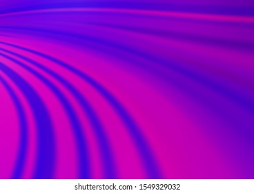 Light Purple vector background with lava shapes. Colorful abstract illustration with gradient lines. Marble style for your business design.