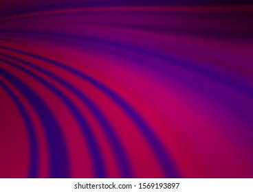 Light Purple vector background with lava shapes. A vague circumflex abstract illustration with gradient. Pattern for your business design.
