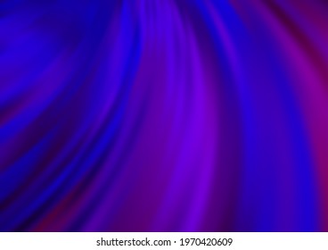 Light Purple vector background with lava shapes. Modern gradient abstract illustration with bandy lines. The elegant pattern for brand book.
