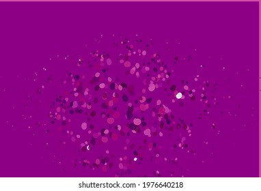 Light Purple vector background with lava shapes. A completely new color illustration in marble style. Marble style for your business design.