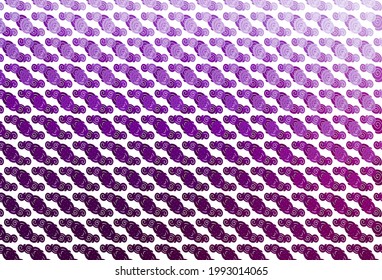 Light Purple vector background with lava shapes. Creative geometric illustration in marble style with gradient. A completely new marble design for your business.