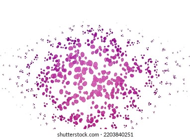 Light Purple vector background with lava shapes. A completely new color illustration in marble style. Marble style for your business design.