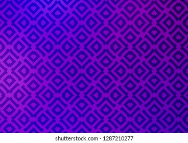 Light Purple vector background with lines, rhombuses. Colorful decorative design in simple style with lines, rhombuses. Pattern for websites, landing pages.