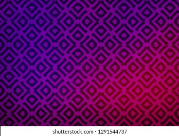 Light Purple vector background with lines, rhombuses. Colorful decorative design in simple style with lines, rhombuses. Backdrop for TV commercials.