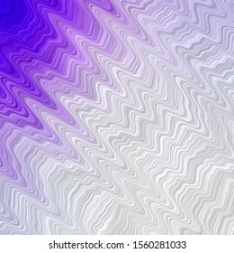Light Purple vector background with lines. Bright illustration with gradient circular arcs. Pattern for commercials, ads.