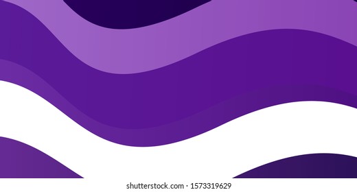 Light Purple vector background with lines. Illustration in abstract style with gradient curved.  Pattern for ads, commercials.