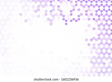 Light Purple vector background with lines. Colorful geometric sample with gradient lines.  New composition for your brand book.