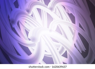 Light Purple vector background with lines. Modern gradient abstract illustration with bandy lines. A completely new template for your design.