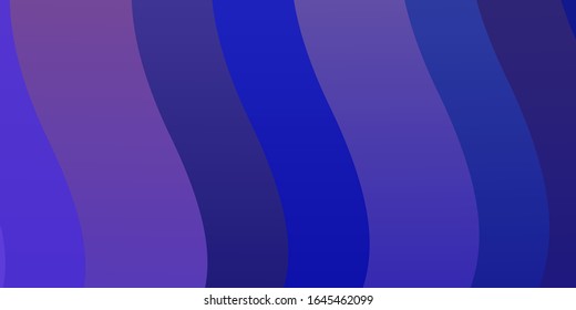 Fondo vector claro con líneas. Ilustración colorida con líneas curvas. Patrón para sitios web, páginas de inicio.