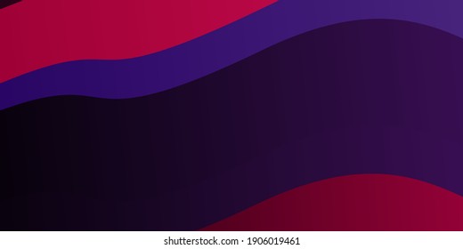 Light Purple vector background with lines. Bright illustration with gradient circular arcs. Template for your UI design.