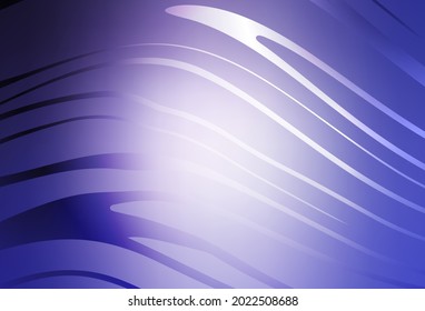 Light Purple vector background with lines. Brand new colorful illustration in curved style. New composition for your brand book.