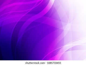Light Purple vector background with liquid shapes. Creative geometric illustration in marble style with gradient. Brand new design for your ads, poster, banner.
