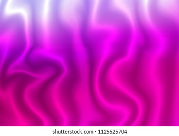 Light Purple vector background with liquid shapes. Modern gradient abstract illustration with bandy lines. New composition for your brand book.