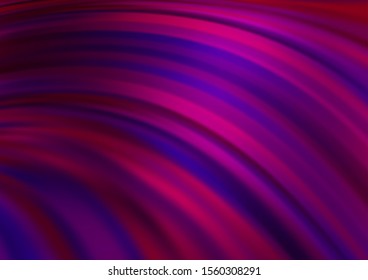 Light Purple vector background with liquid shapes. Shining illustration, which consist of blurred lines, circles. Marble style for your business design.