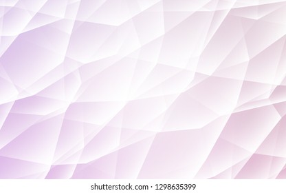 Light Purple vector background with polygonal style. Modern abstract illustration with colorful triangles. Pattern for websites.