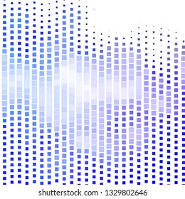 Light Purple vector background in polygonal style. Illustration with a set of gradient rectangles. Pattern for commercials, ads.