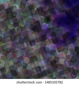 Light Purple vector background with polygonal style. Glitter abstract illustration with triangular shapes. Pattern for websites.