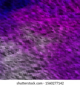 Light Purple vector background with polygonal style. Glitter abstract illustration with triangular shapes. Best design for posters, banners.