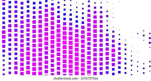 Light Purple vector background in polygonal style. New abstract illustration with rectangular shapes. Design for your business promotion.