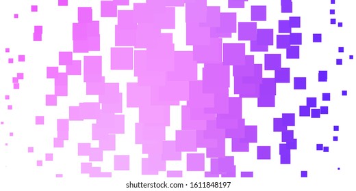 Light Purple vector background in polygonal style. New abstract illustration with rectangular shapes. Pattern for websites, landing pages.