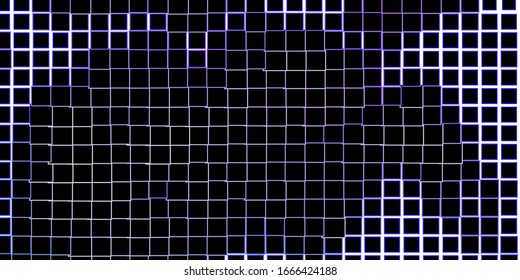 Light Purple vector background in polygonal style. Abstract gradient illustration with colorful rectangles. Template for cellphones.