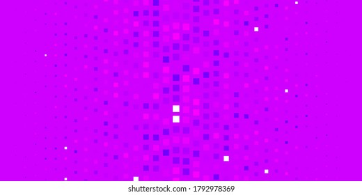 Light Purple vector background in polygonal style. Colorful illustration with gradient rectangles and squares. Pattern for commercials, ads.