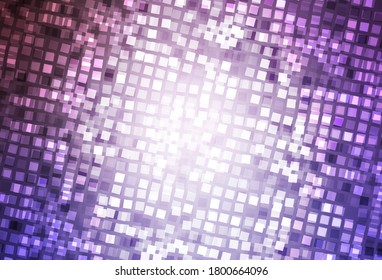 Light Purple vector background in polygonal style. Decorative design in abstract style with rectangles. Pattern can be used for websites.
