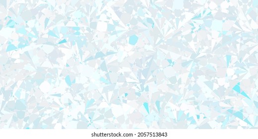 Light Purple vector background with polygonal forms. Web material illustration with colorful abstract triangles. Template for commercials.