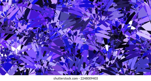 Light Purple vector background with polygonal forms. Magnificent abstract illustration with triangular shapes , forms. An easy addition to your commertials.