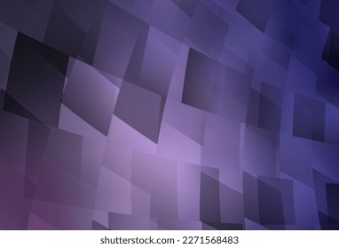 Light Purple vector background in polygonal style. Abstract gradient illustration with rectangles. Pattern for commercials.