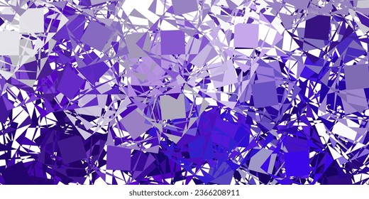 Light purple vector background with polygonal forms. Outstanding abstract illustration with range of colorful triangles. Pattern for wallpapers.