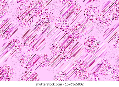 Light Purple vector background with spots. Beautiful colored illustration with blurred circles in nature style. Pattern for beautiful websites.